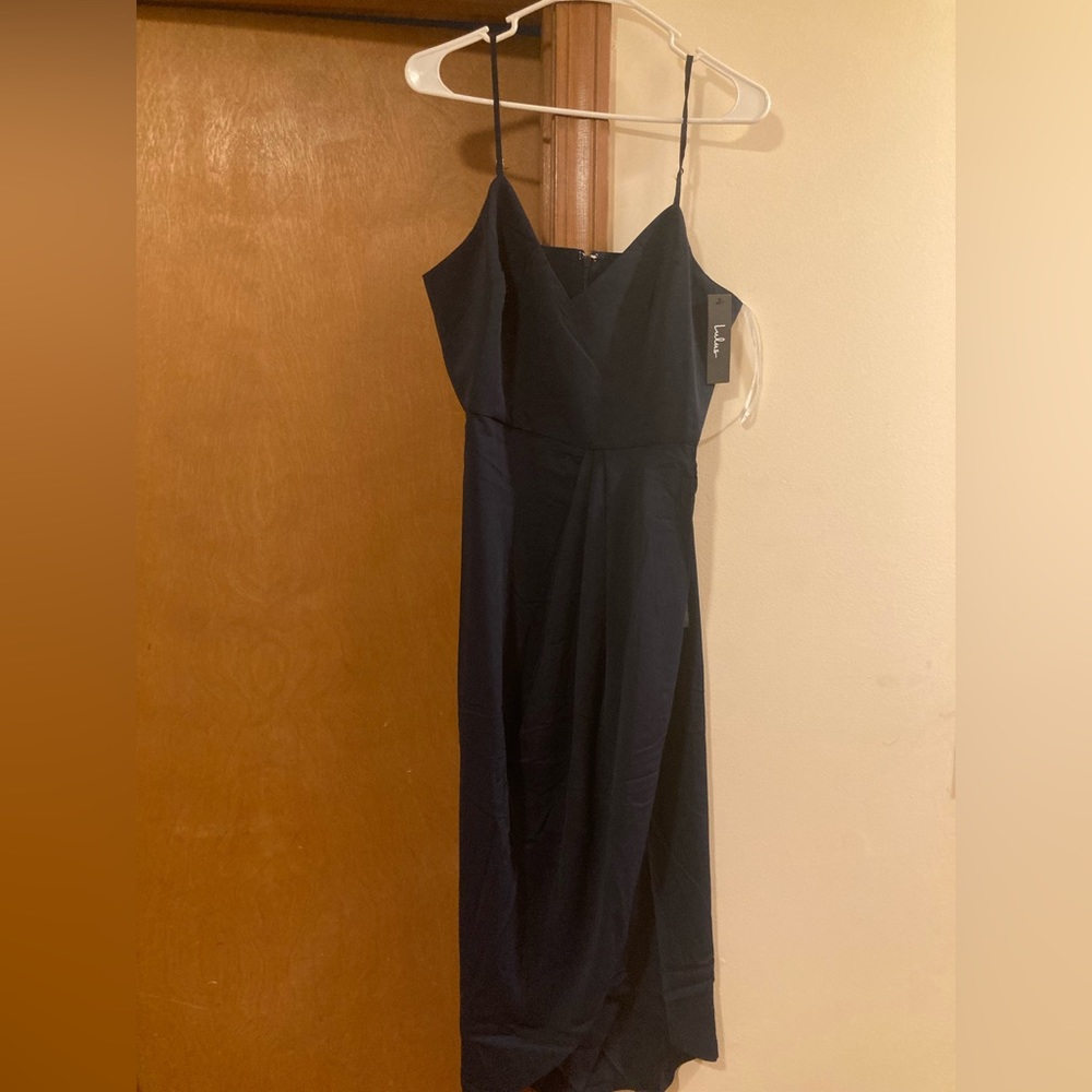 Navy Blue dress- Lulus XL with Tags